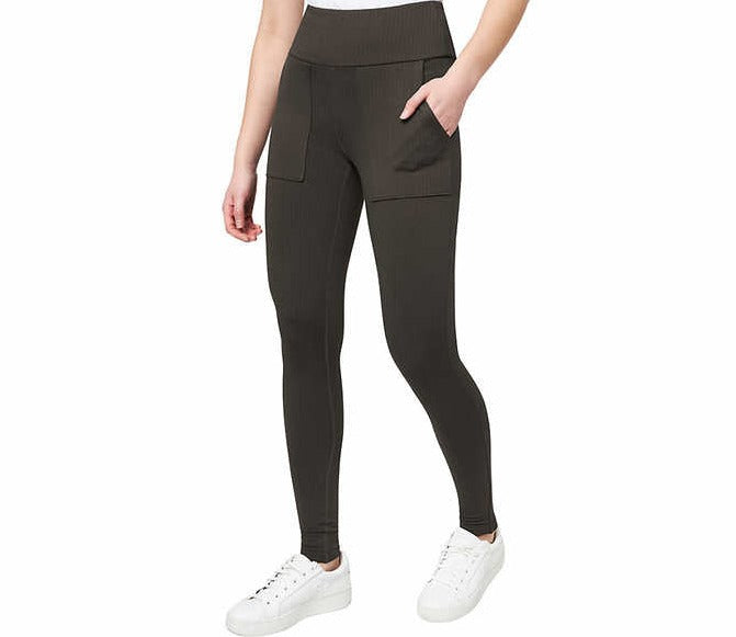 MONDETTA Active Legging Gray Medium Stretch Pockets With Tags for sale  online