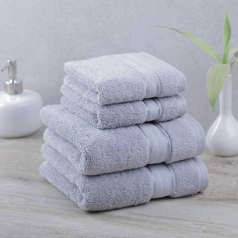 Purely Indulgent Egyptian Cotton Bath Towel Set Dark Blue