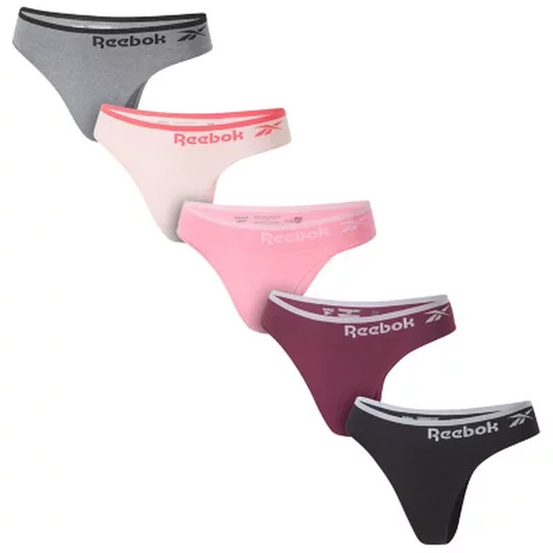 Buy Reebok Girls’ Underwear - Seamless Hipster Briefs (6 Pack),  Print/Denim/Grey, Medium at