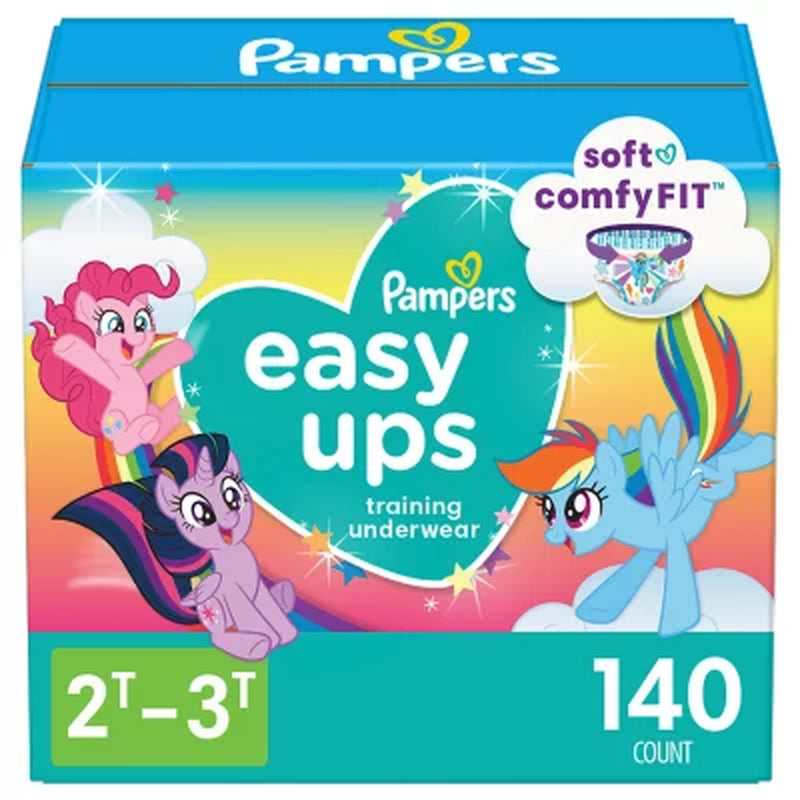 Pampers Easy Ups Training Pants Underwear for Girls (Sizes: 2T-6T) – RJP  Unlimited