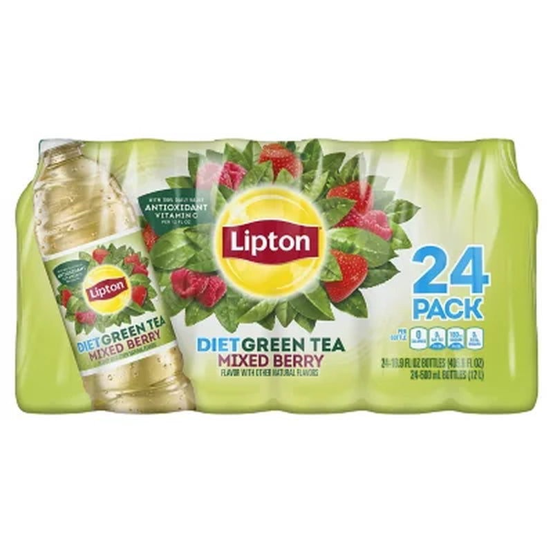 Lipton Green Tea 20 Oz Plastic Bottles Pack of 24