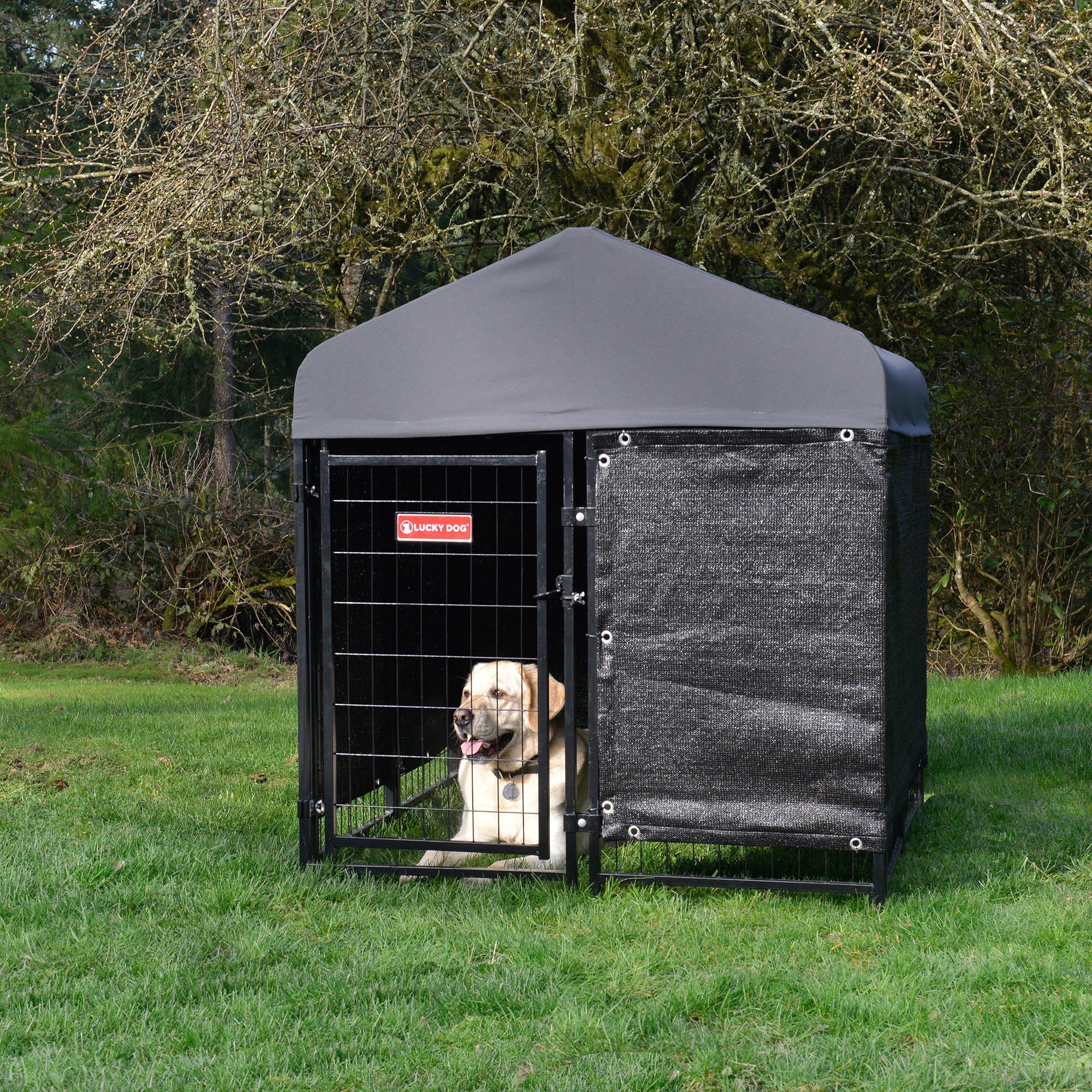 4'x4' Large Dog Kennel With Floor Mat. 