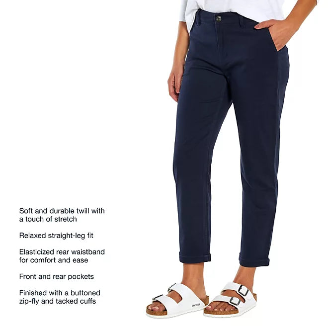 Buy Women Black & White Color Block Side Pockets Twill Pants