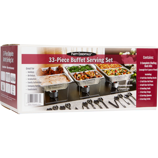 33-Piece Buffet Serving Set