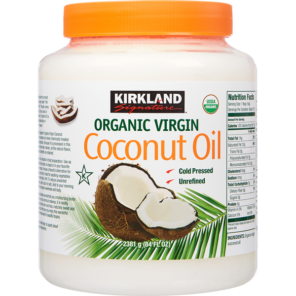 Organic Coconut Oil, Virgin, 84 fl oz