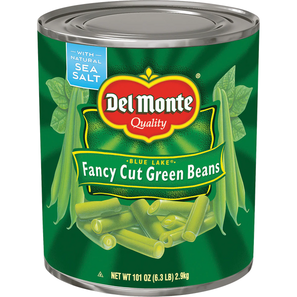 Blue Lake Fancy Cut Green Beans, #10 can, 6 lbs 5 oz