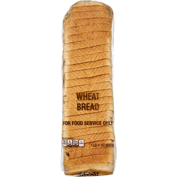 Wheat Bread Foodservice Loaf, 24 oz