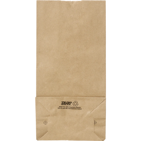 Duro Bag #8 Recycled Paper Bag, Kraft, 500 ct