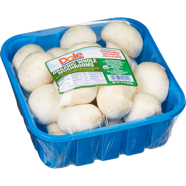 Organic Premium Mushrooms, Large White, 24 oz