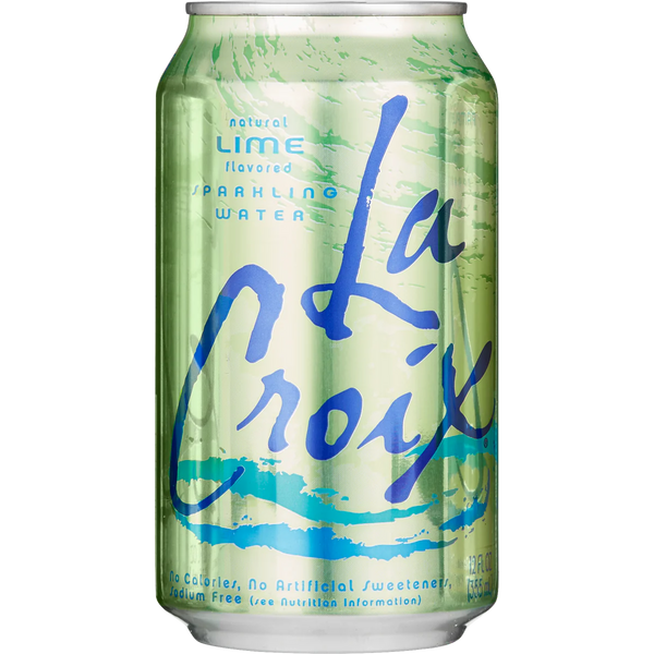 Sparkling Water, Lime, 12 fl oz, 24 ct