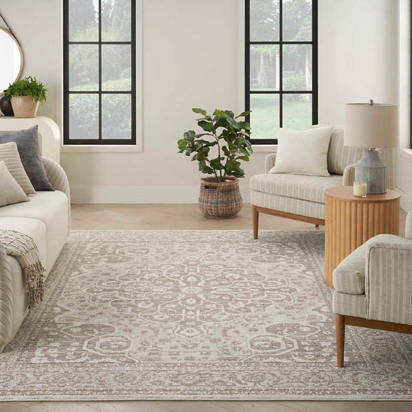 Reclaimed Rug Collection, Crescent, Ivory Beige