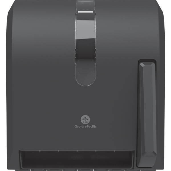 Push-Paddle Paper Towel Dispenser, Black