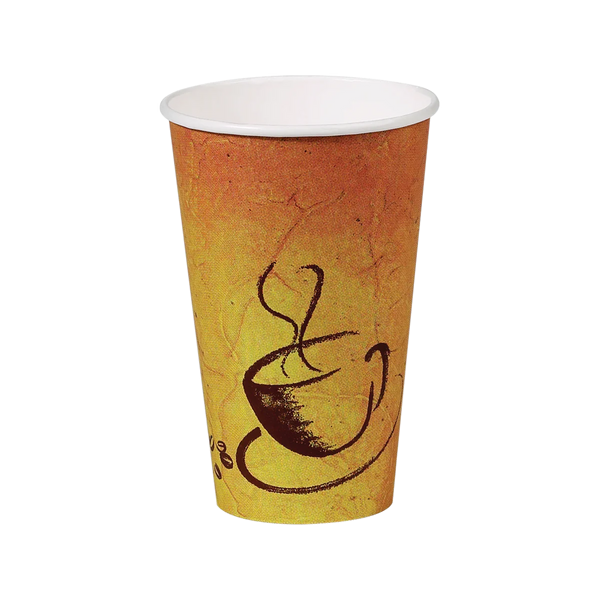 Paper Hot Cups, SoHo Design, 16 oz, 600 ct