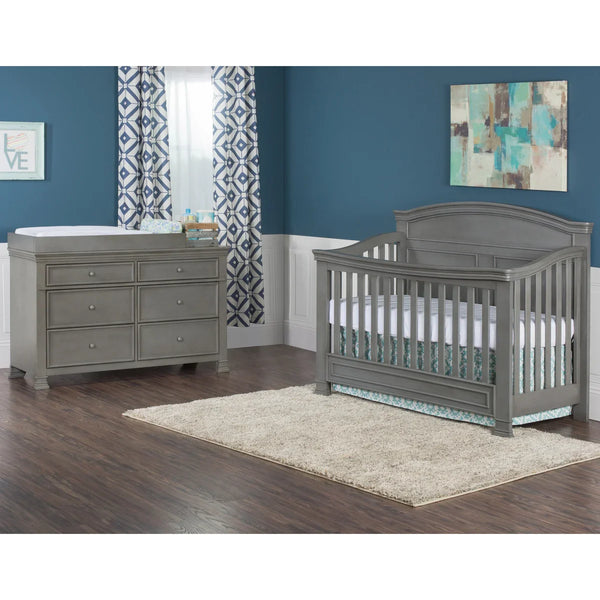 Child Craft Legacy Emerson Crib 5-piece Nursery Set, Chelsea Gray