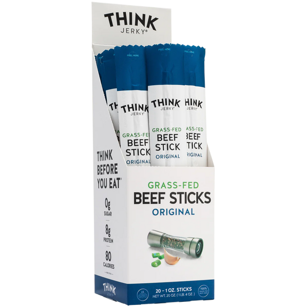 Grass-Fed Beef Sticks, Original, 1 oz, 20 ct