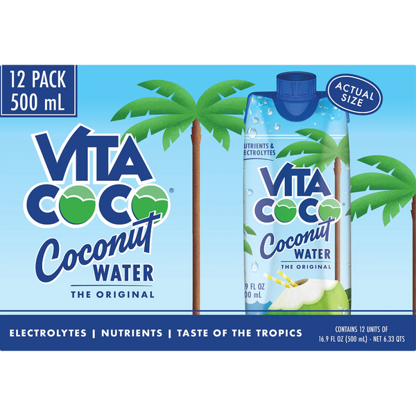 Coconut Water, Original, 16.9 fl oz, 12 ct