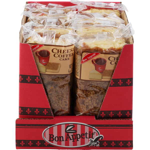 Cheese Coffee Bar Cake, 4 oz, 8 ct