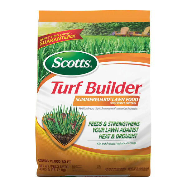 Scotts Turf Builder SummerGuard Lawn Food with Insect Control 15,000 Sq.Ft.