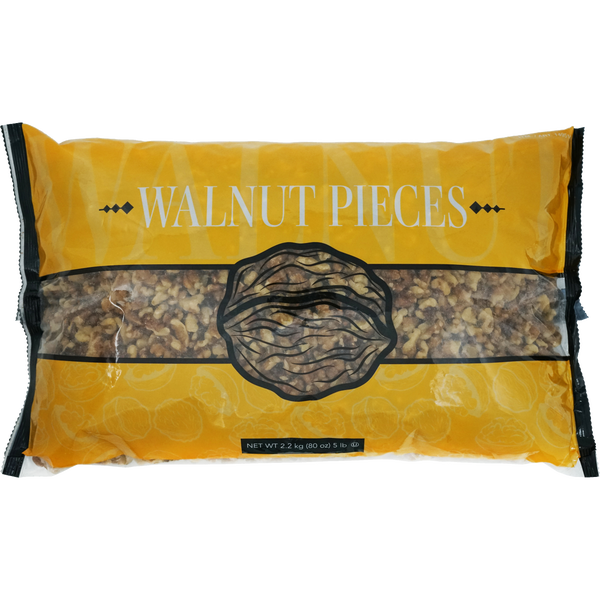 Walnut Pieces, Baking Nuts, 5 lbs