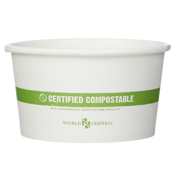 World Centric Compostable 12 oz Bowl, 100 ct