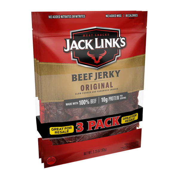 Beef Jerky, Original, 3.25 oz, 3 ct