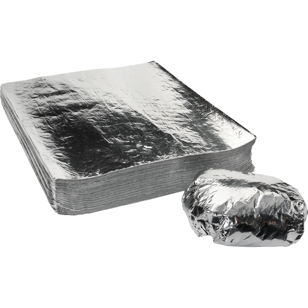 Durable Packaging 10"L x 13"W Foil Sheets, 500 ct