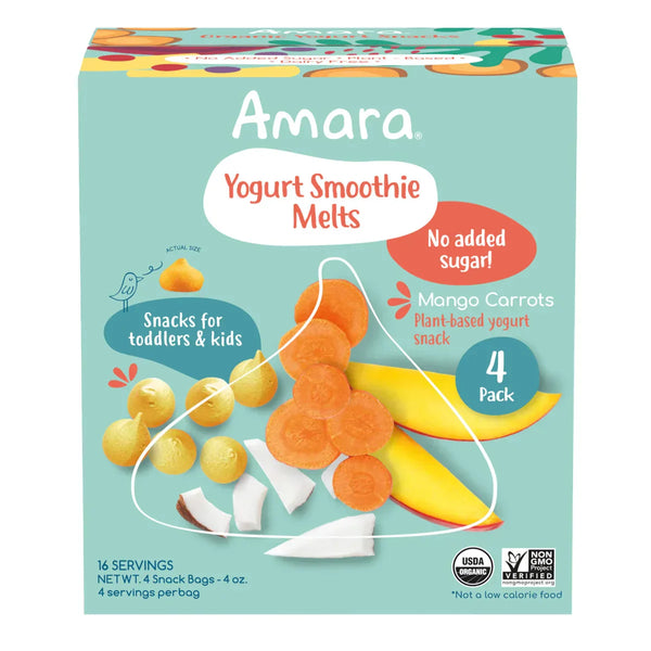 Organic Yogurt Smoothie Melts 4 (1 oz.) Bags Per Box