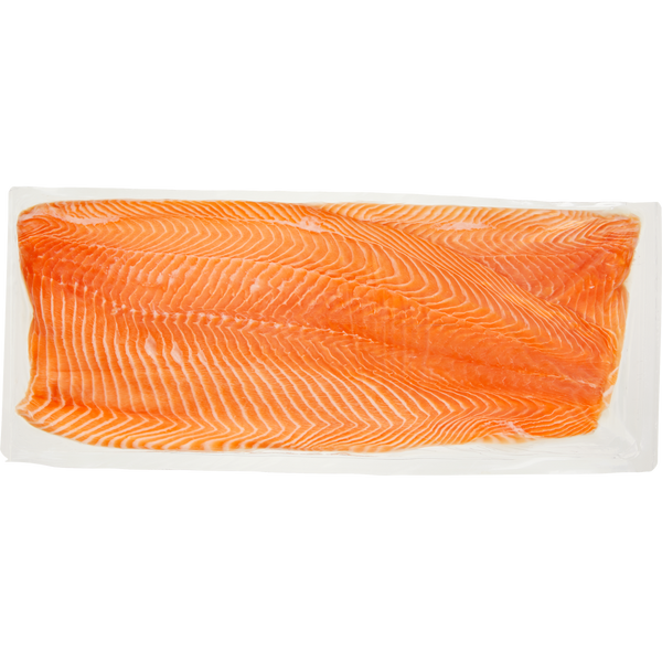 Fresh Farmed Atlantic Salmon, Product of Norway, F Trim, 4 lb avg wt