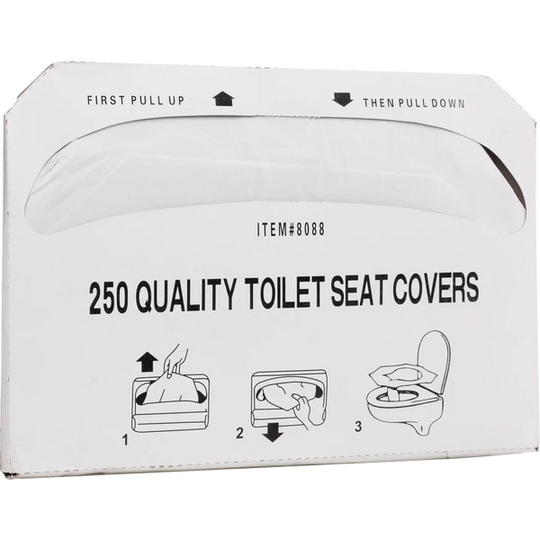 Vital International Solutions Toilet Seat Cover, 250 covers, 20 ct