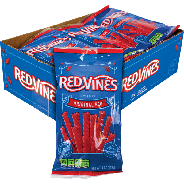 Twists, Original Red Licorice Candy, 4 oz, 15 ct