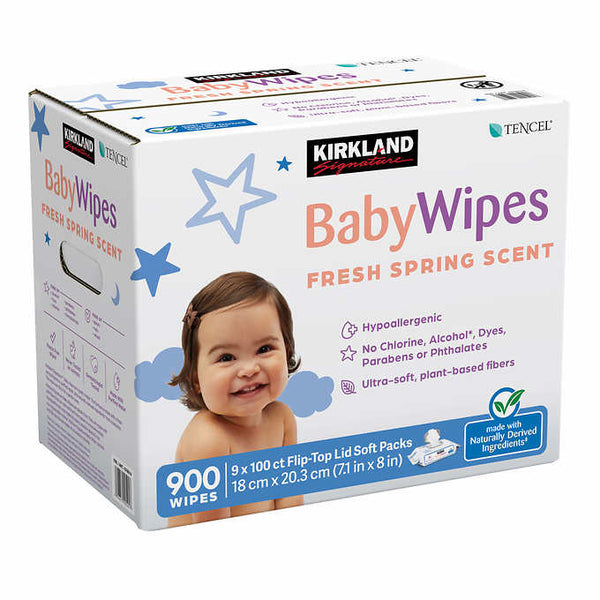 Scented Baby Wipes, 900-count