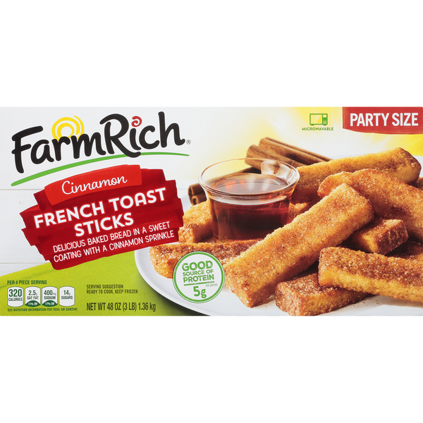 French Toast Sticks, Cinnamon, 48 oz