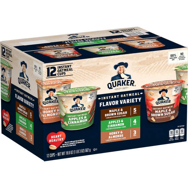 Instant Oatmeal, Variety Pack, 19.8 oz, 12 ct