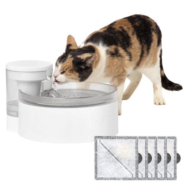 PetSafe Outlast 90 oz Cat Water Fountain, Bundle