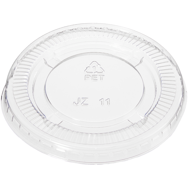 Portion Cup Lids, 4 oz, Clear, 2500 ct