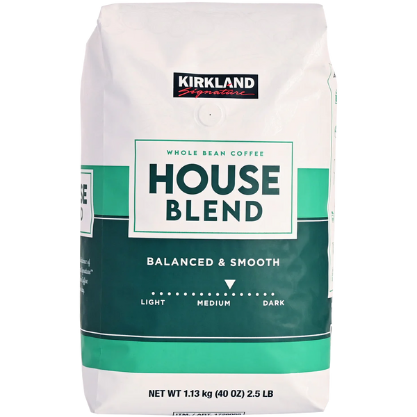 House Blend Whole Bean Coffee, Medium Roast, 2.5 lbs