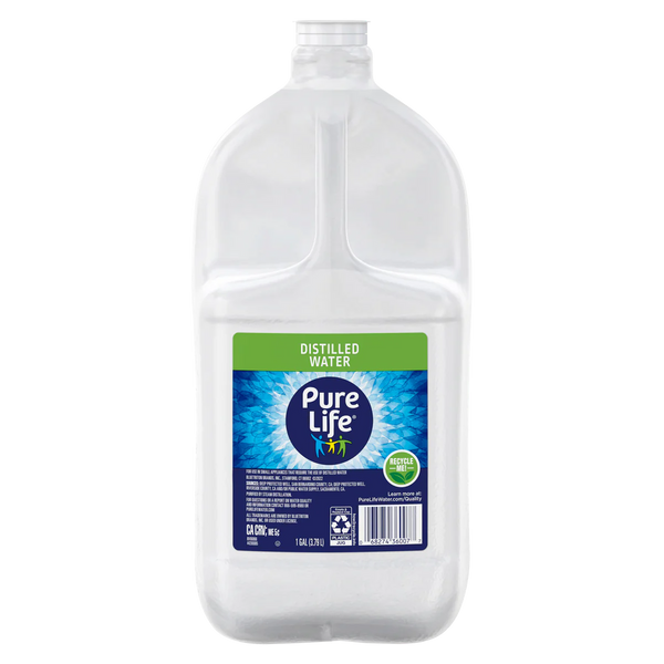 Distilled Water, 1 Gallon, 6 ct