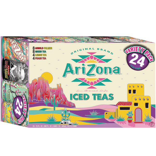 Iced Tea, Variety Pack, 15 fl oz, 24 ct