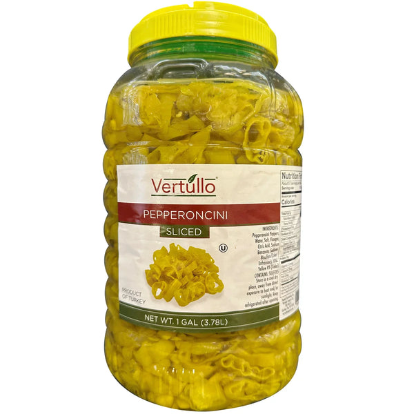 Vertullo Pepperoncini, Whole, 128 fl oz