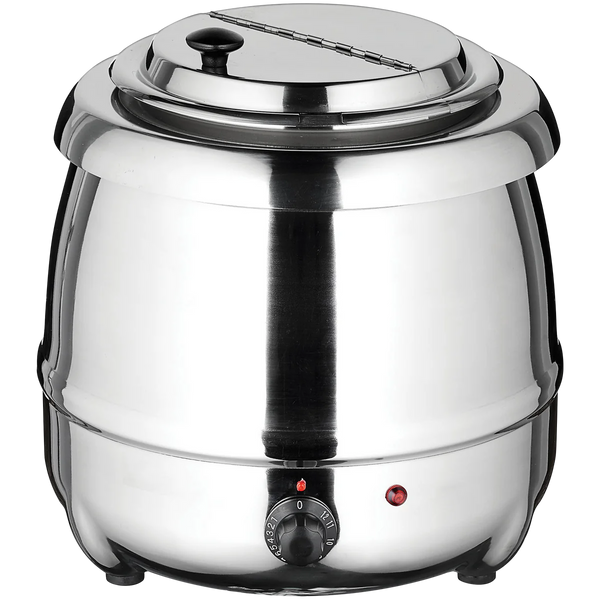 Electric 10 Quart Soup Warmer, Stainless Steel