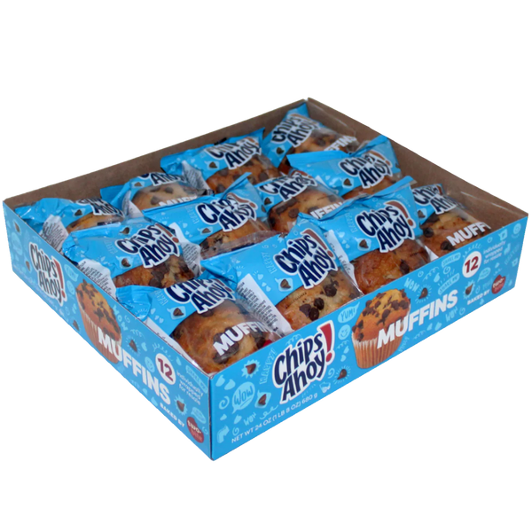 Two Bite Chips Ahoy! Muffin, 2 oz, 12 ct