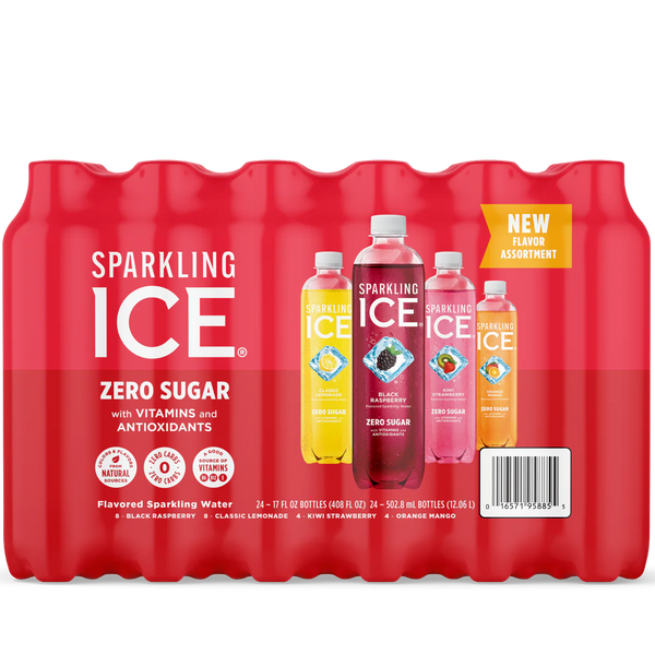 Sparkling Water, Berry Blast, Variety Pack, 17 fl oz, 24 ct