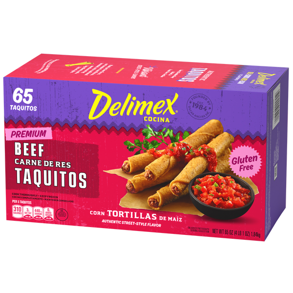 Premium Beef Taquitos, 65 ct