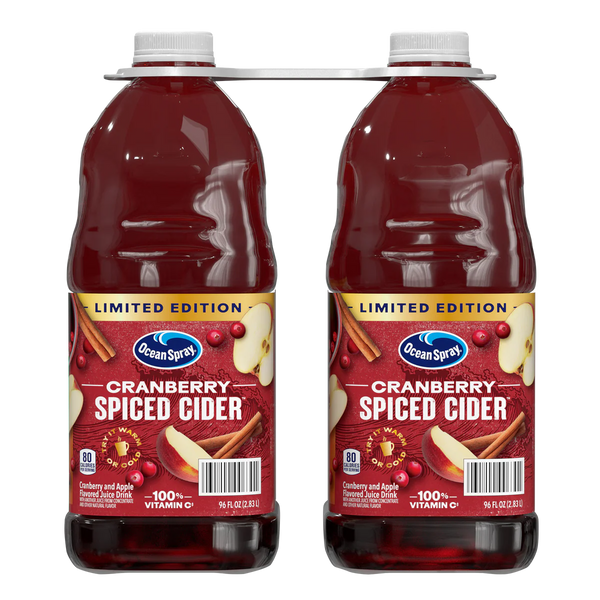 Juice Drink, Cranberry Spiced Cider, 96 fl oz, 2 ct