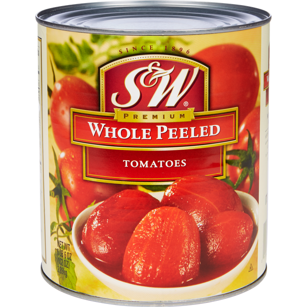 Whole Peeled Tomatoes, #10 can, 6 lbs 6 oz