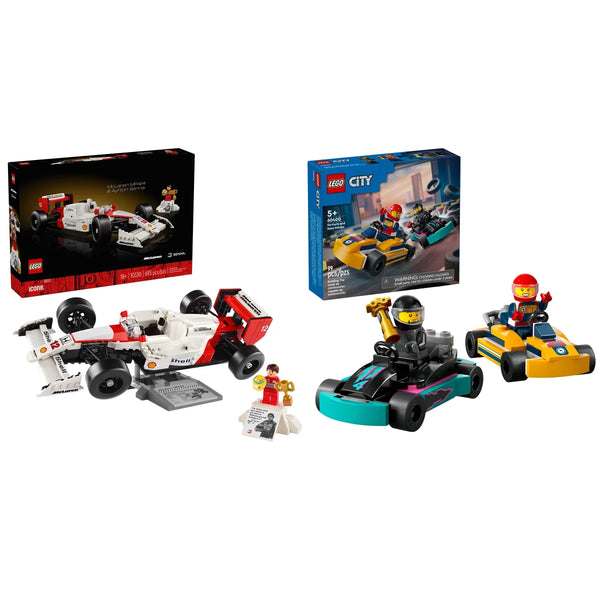 McLaren MP4/4 & Ayrton Senna and Go-Karts and Race Drivers Bundle