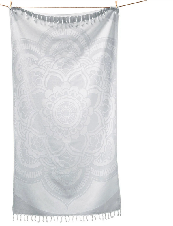 Mandala Jacquard Peshtemal Towel, 2-piece