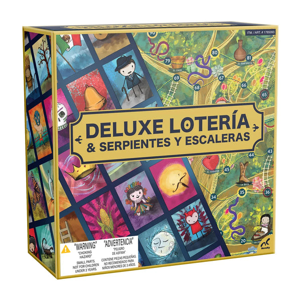 Deluxe Loteria & Serpientes Y Escaleras, 2-pack