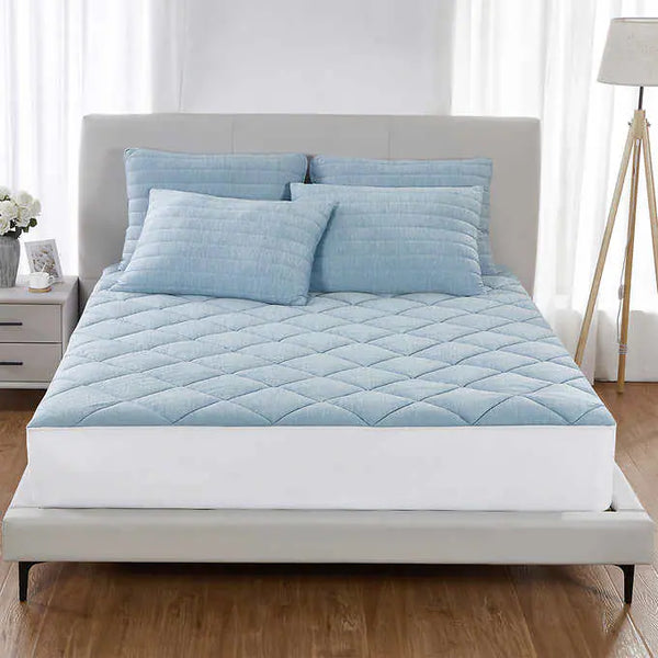 Allied Home Cooling Space Dyed Mattress Pad