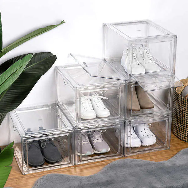 Stackable Shoebox & Organizer, 8-pack